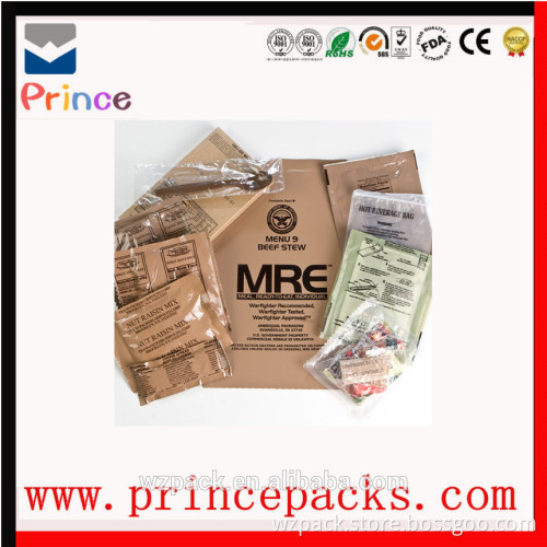 custom retort pouches/pouches to pack ready to eat meal